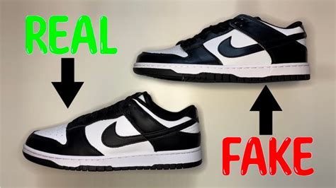 real dunks vs nike